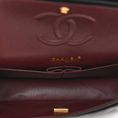 Chanel Lambskin Quilted Medium Double Flap Black 6 of 11
