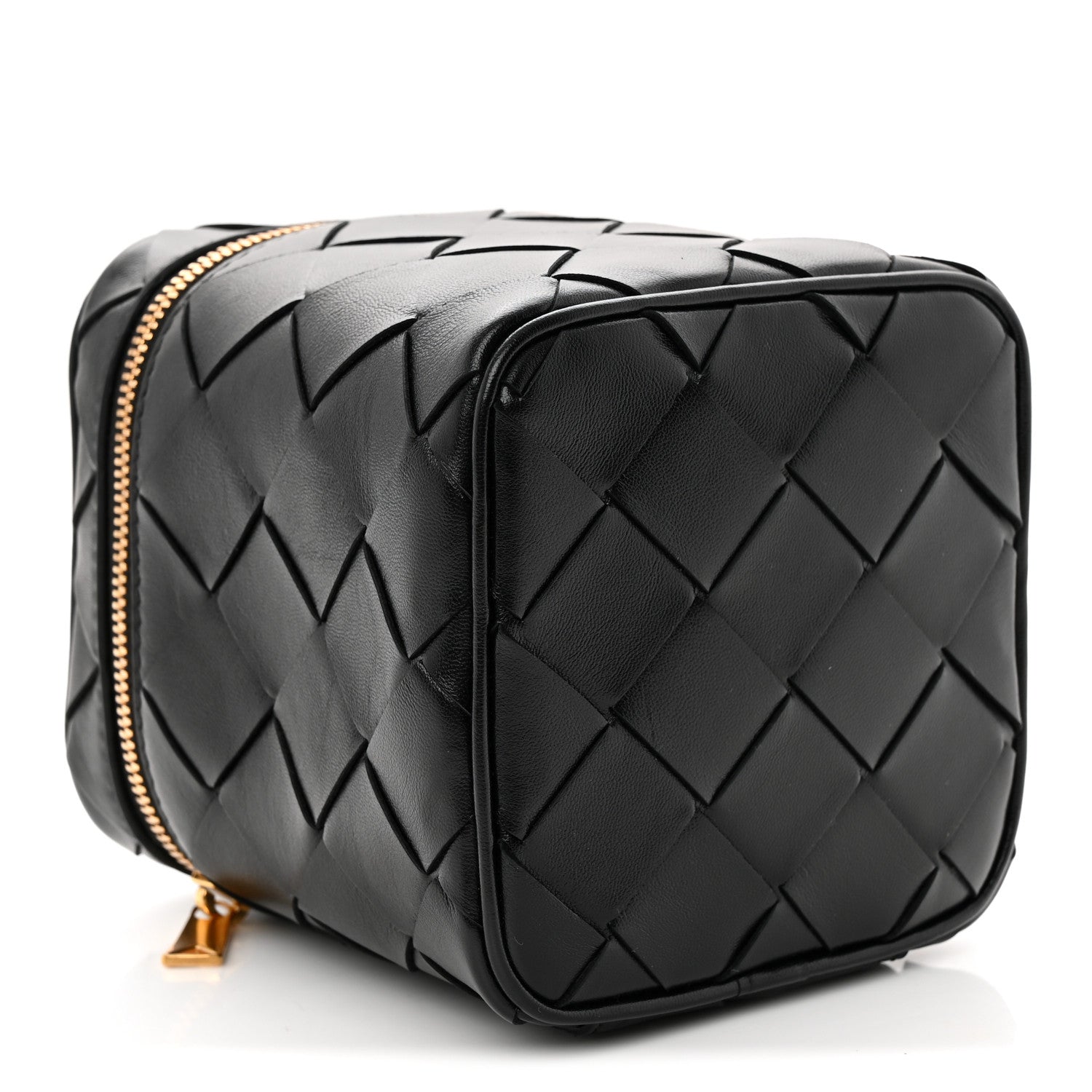 Bottega Veneta Nappa Intrecciato North South Vanity Case Black 4 of 8