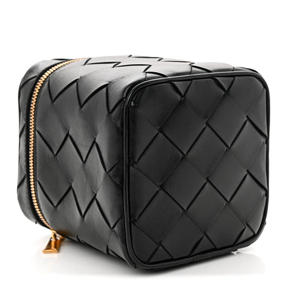 Bottega Veneta Nappa Intrecciato North South Vanity Case Black 4 of 8