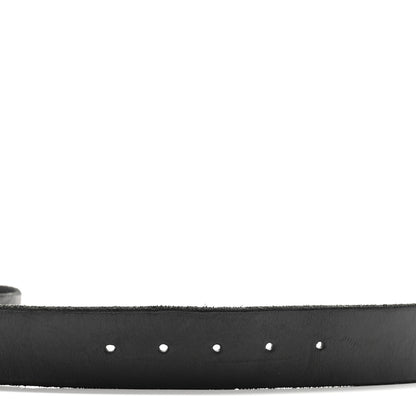Gucci Faded Calfskin Snake Double G 40mm Belt 115 46 Black 3 of 6