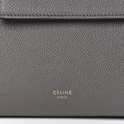 Celine Grained Calfskin Nano Belt Bag Grey 6 of 9