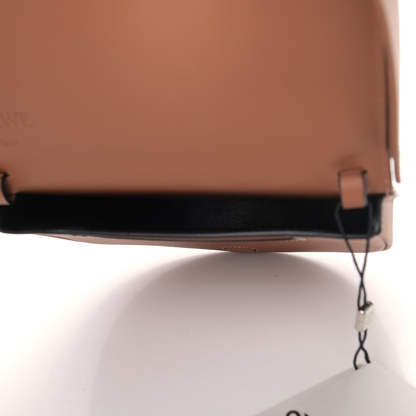 Soft Calfskin Small Heel Bag Tan