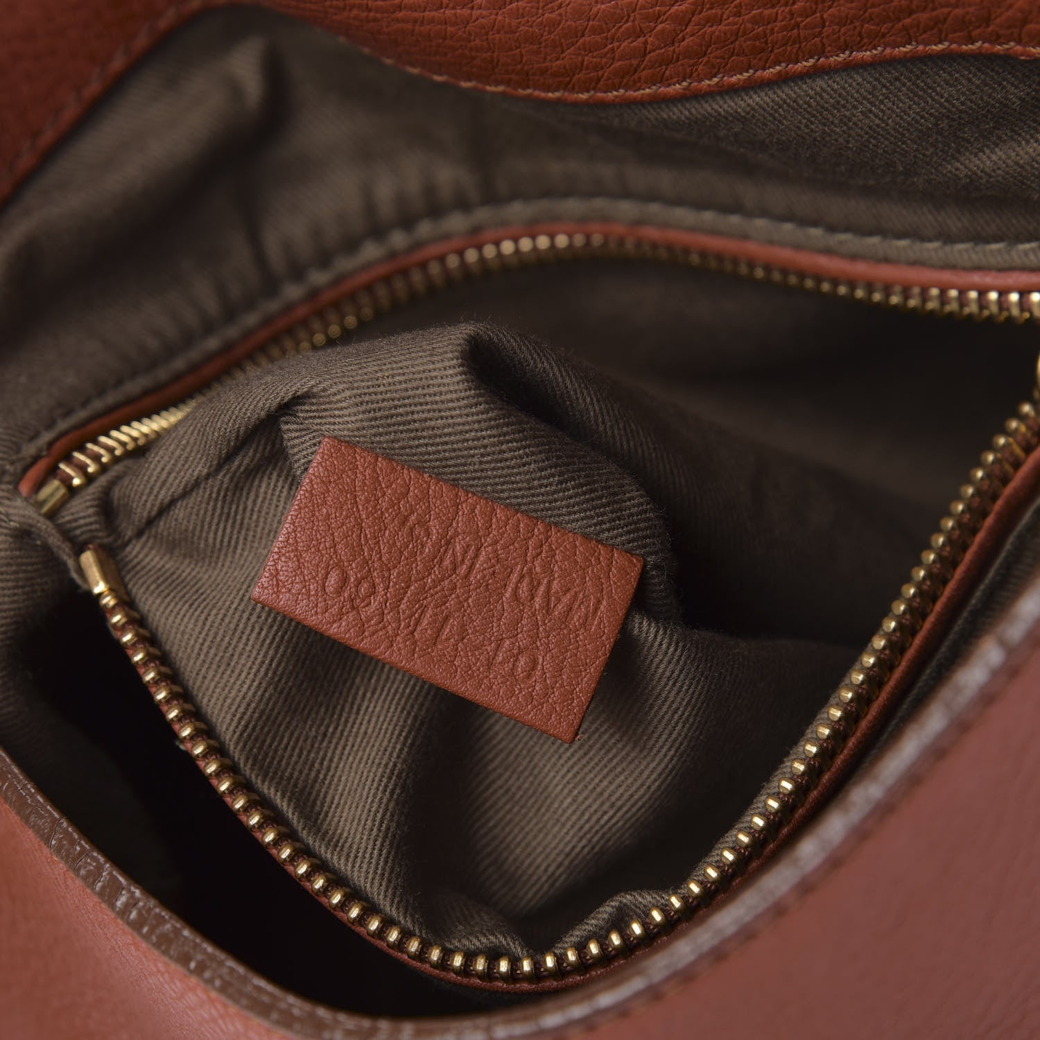 Chloe Calfskin Medium Marcie Round Zip Crossbody Bag Maple Leaf 7 of 17