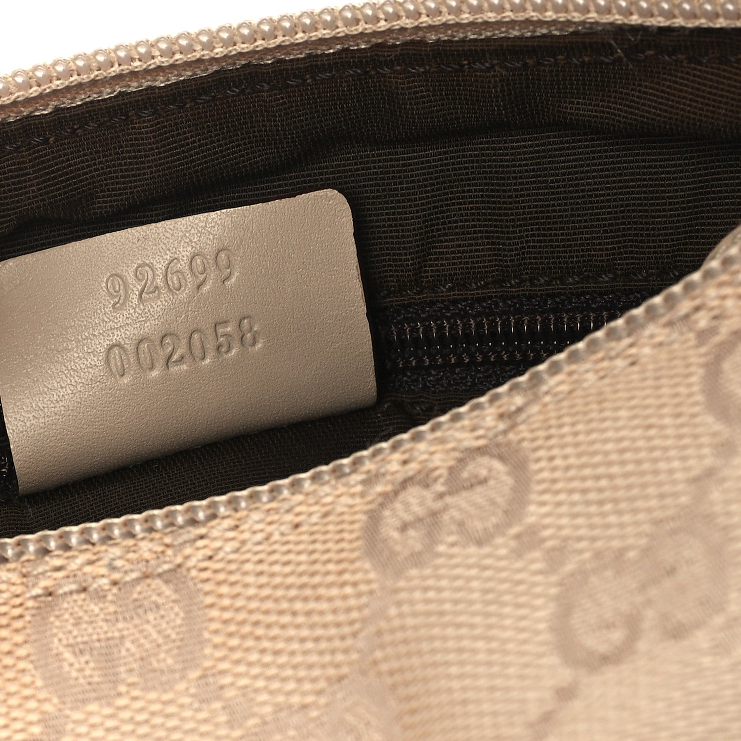 Gucci Monogram GG Signature Shoulder Bag Beige 7 of 11
