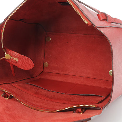 Celine Grained Calfskin Mini Belt Bag Coquelicot 6 of 8