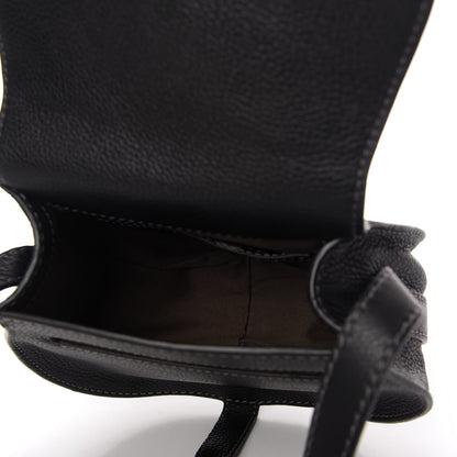 Chloe Calfskin Mini Marcie Round Crossbody Bag Black 5 of 10