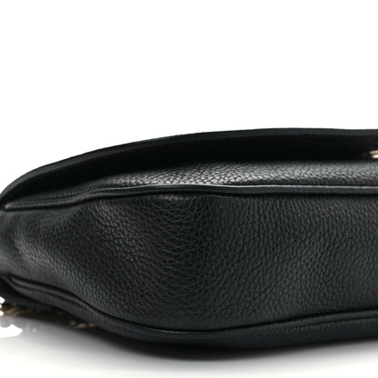 Gucci Pebbled Calfskin Medium Soho Flap Crossbody Black 8 of 11