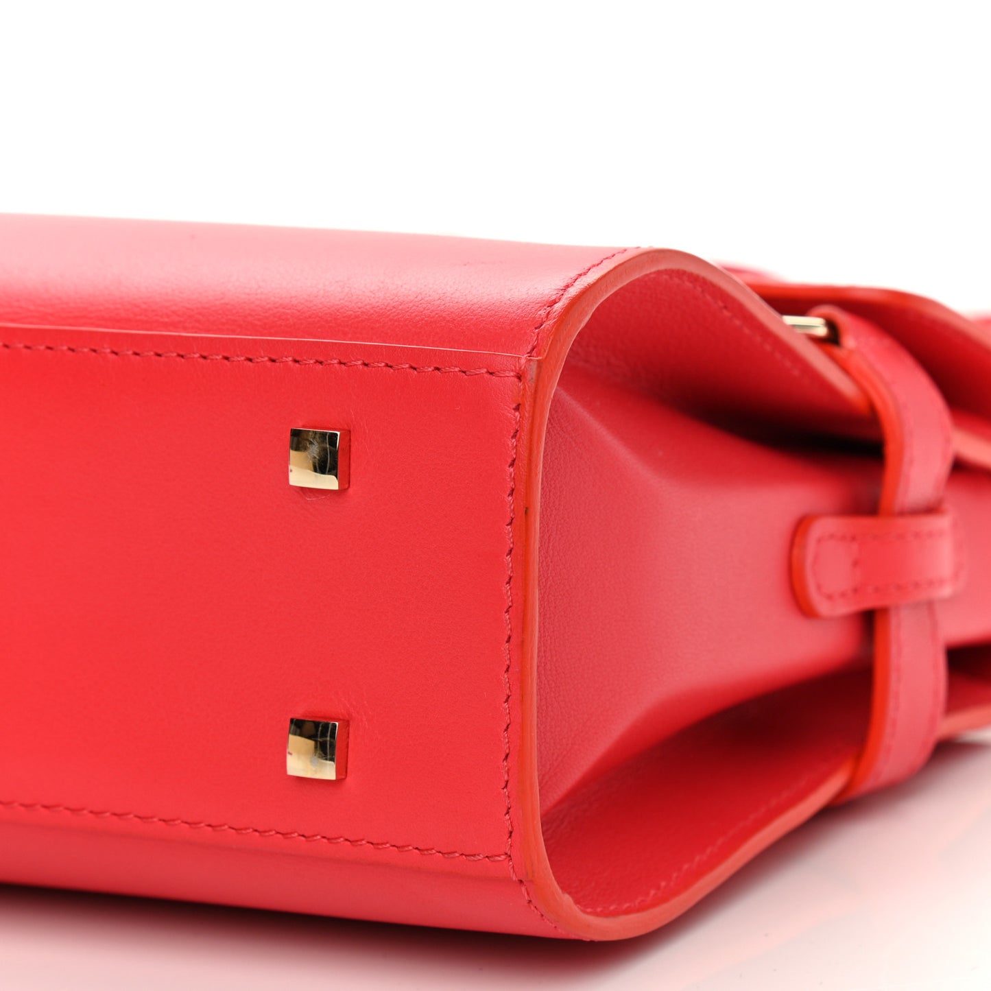 Calfskin Mini Tempete Satchel Red