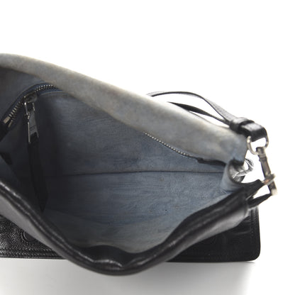 Prada Glace Calf Etiquette Flap Black Astrale 5 of 10