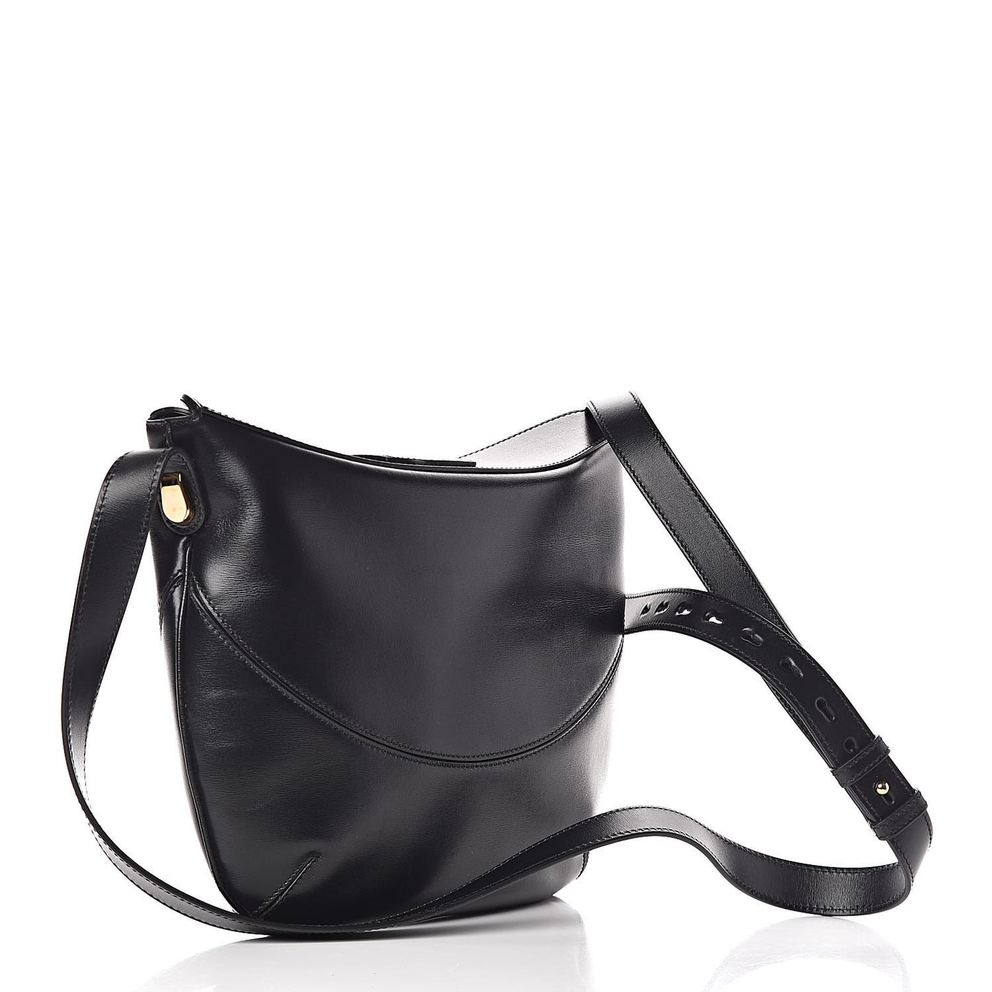 Calfskin Medium Arli Shoulder Bag Black