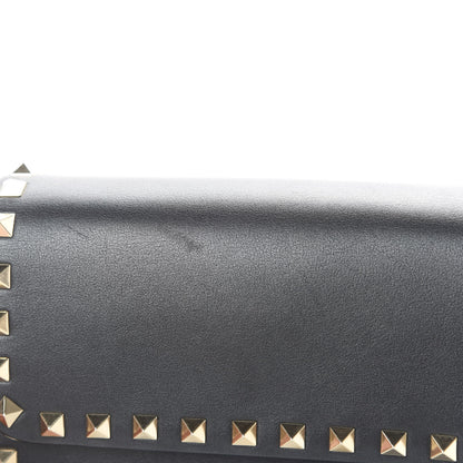 Valentino Garavani Vitello Rockstud Flap Crossbody Bag Black 13 of 17