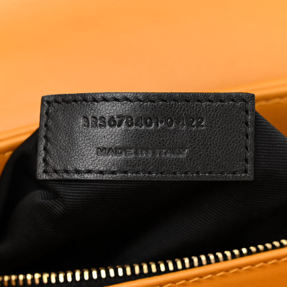 Saint Laurent Calfskin Y Quilted Monogram Toy Loulou Crossbody Bag Cheddar 7 of 11
