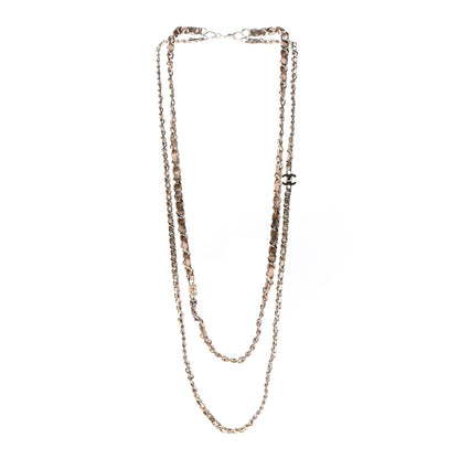 Chanel Lambskin CC Turnlock Long Necklace Gold 3 of 5