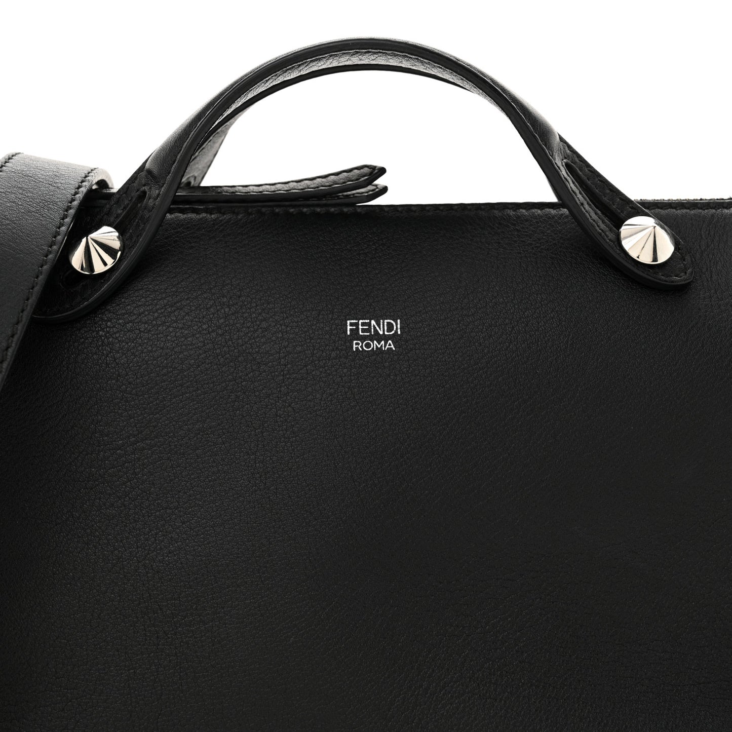 Vitello Dolce Marmol Medium By The Way Boston Bag Black