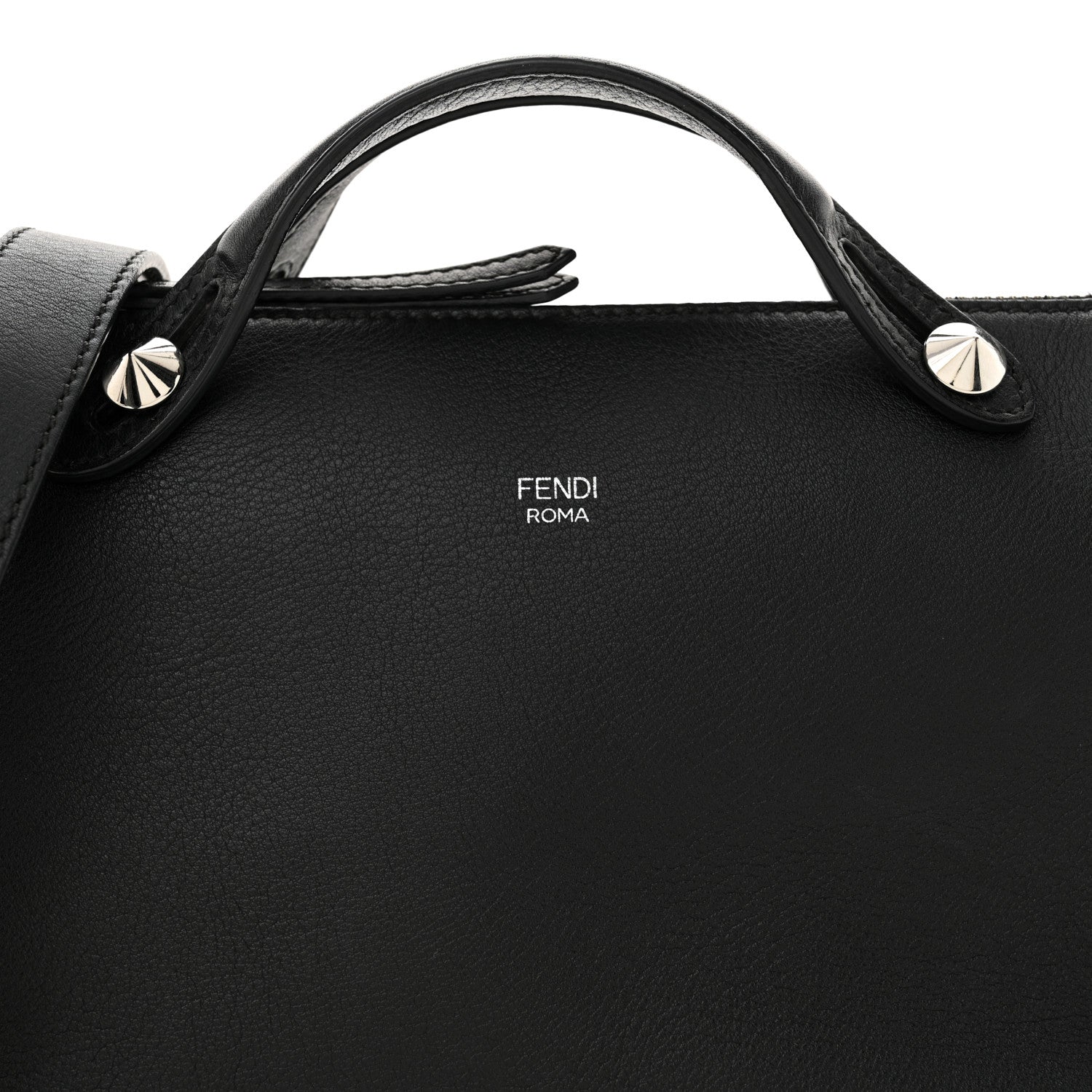 Fendi Vitello Dolce Marmol Medium By The Way Boston Bag Black 8 of 11