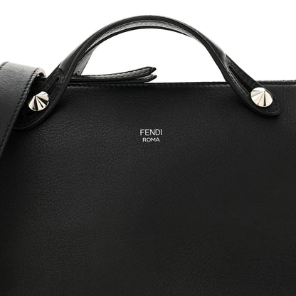 Fendi Vitello Dolce Marmol Medium By The Way Boston Bag Black 8 of 11