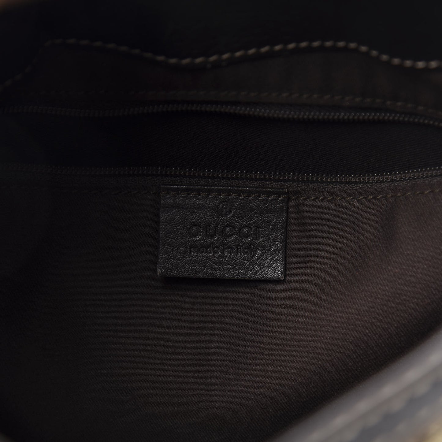 Monogram Medium New Ladies Web Hobo Dark Brown