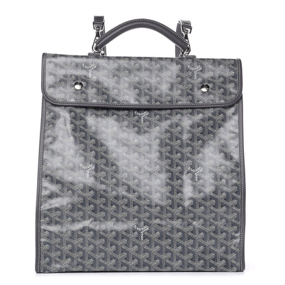 Goyard Goyardine Saint Leger Soft Briefcase Backpack Grey 1 of 8