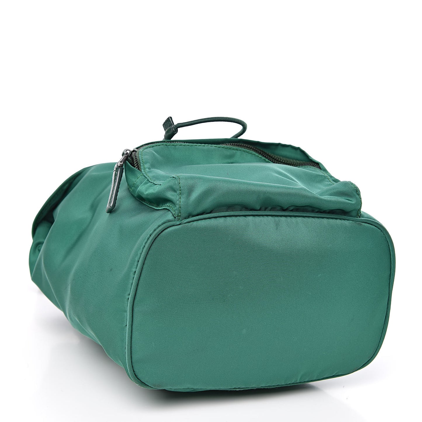 Tessuto Nylon Vela Saffiano Mini Single Snap Buckle Backpack Oleandro