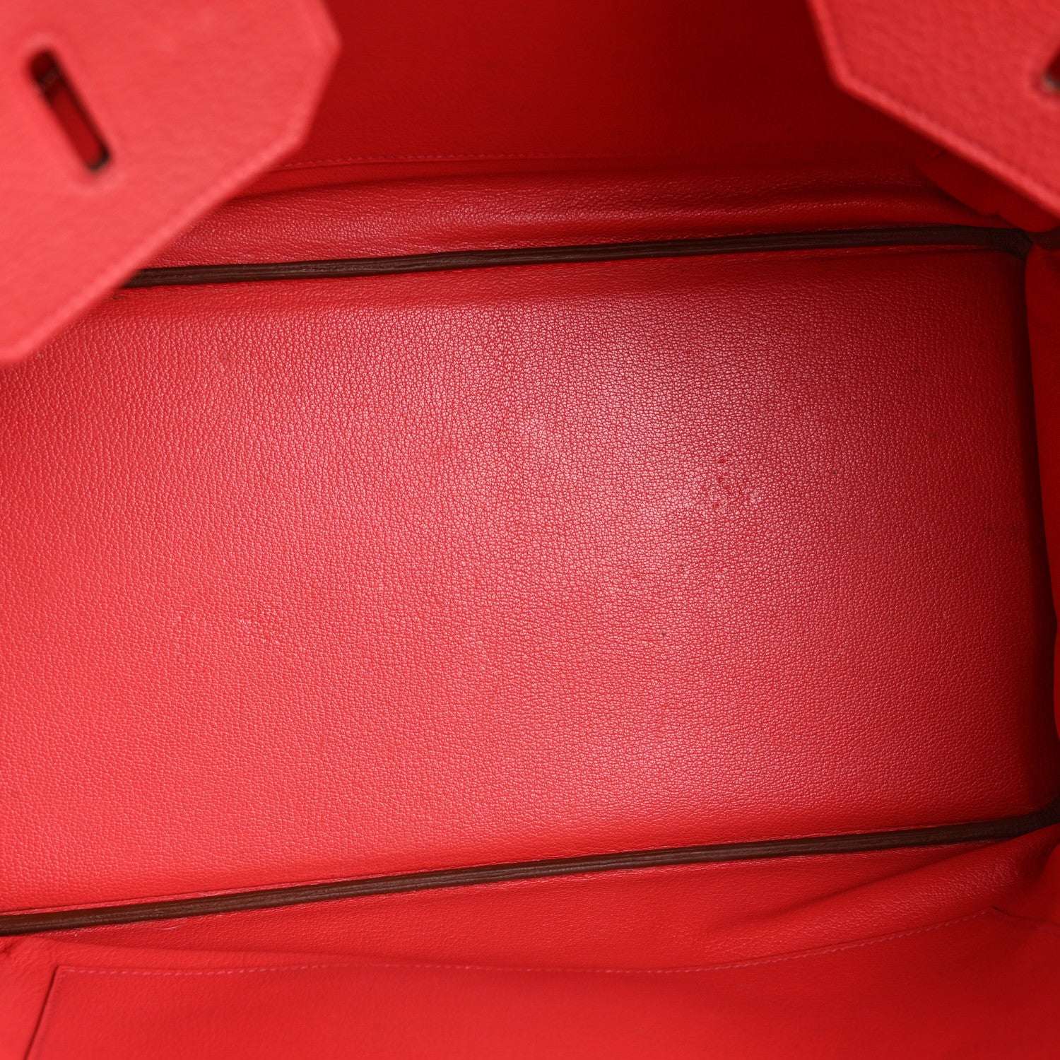 Hermes Taurillon Clemence Birkin 40 Rouge Venetian 4 of 15