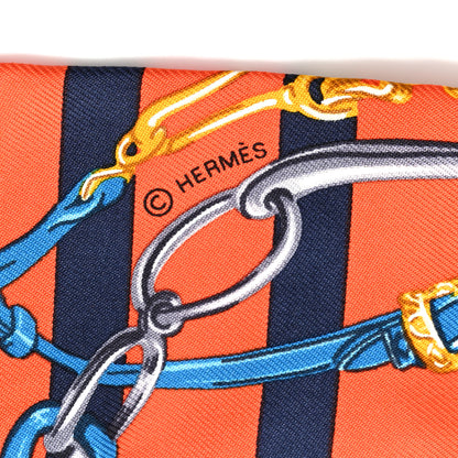Hermes Silk Brides De Gala Bayaderes Twilly Vermillon Marine Bleu Royal 4 of 4