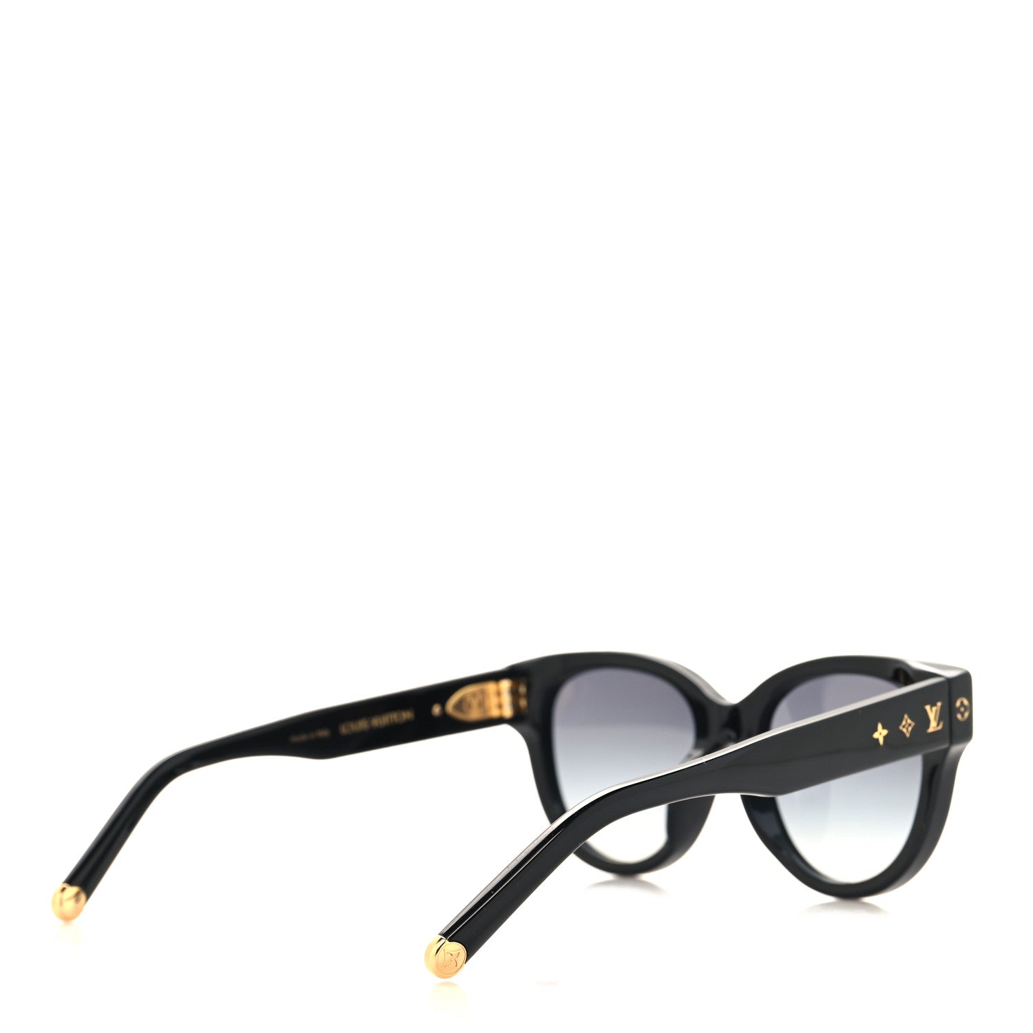 Louis Vuitton Acetate My Monogram Square Sunglasses Z1526E Black 4 of 7