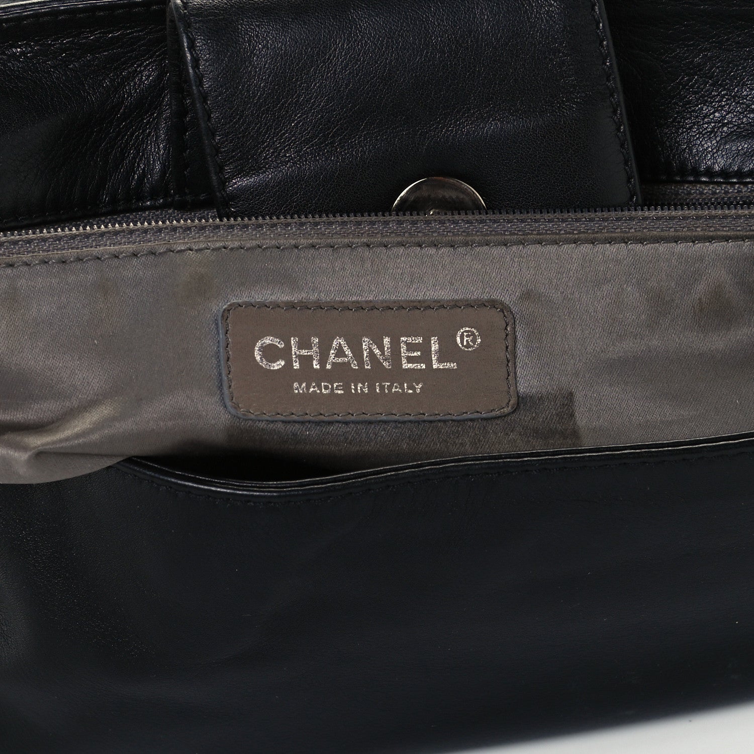 Chanel Calfskin Modern Chain Hobo Flap Black 6 of 10