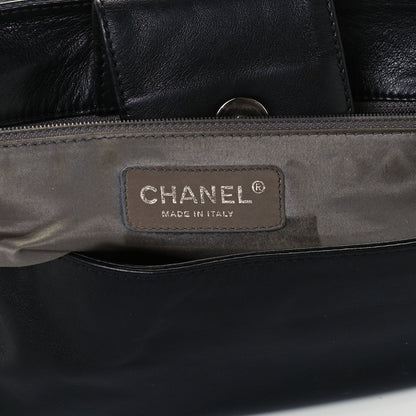Chanel Calfskin Modern Chain Hobo Flap Black 6 of 10