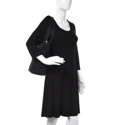 Prada Tessuto Nylon Shoulder Bag Black 2 of 11