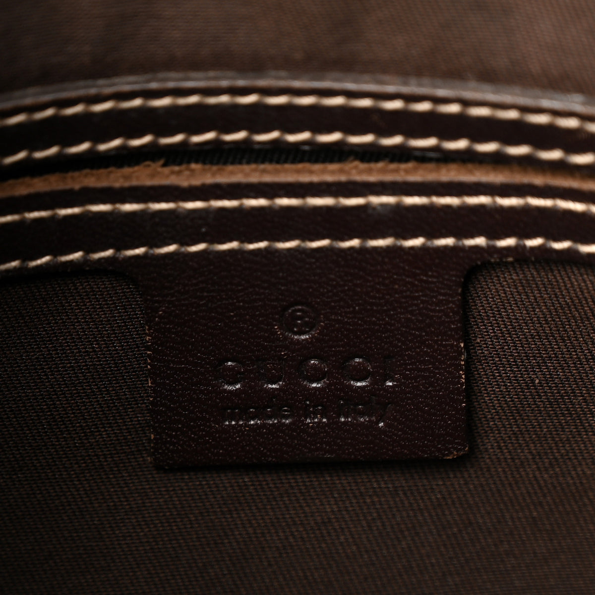 GG Plus Monogram Front Pocket Messenger Dark Brown