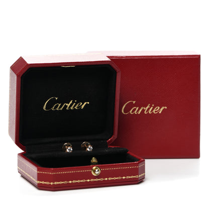Cartier 18K Pink Gold Diamond .46ctw C De Cartier Earrings 5 of 5