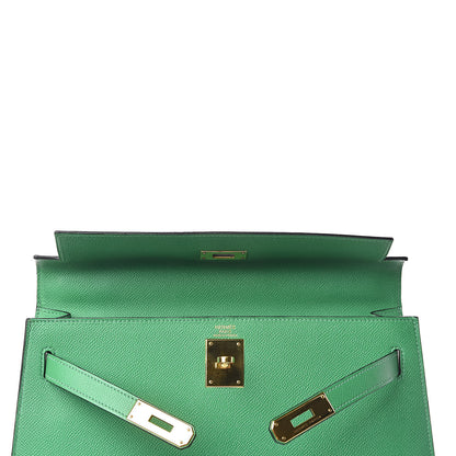 Hermes Epsom Kelly Sellier 32 Bamboo 17 of 34