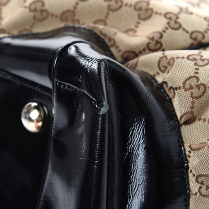 Gucci Monogram Large Full Moon Tote Black 9 of 14