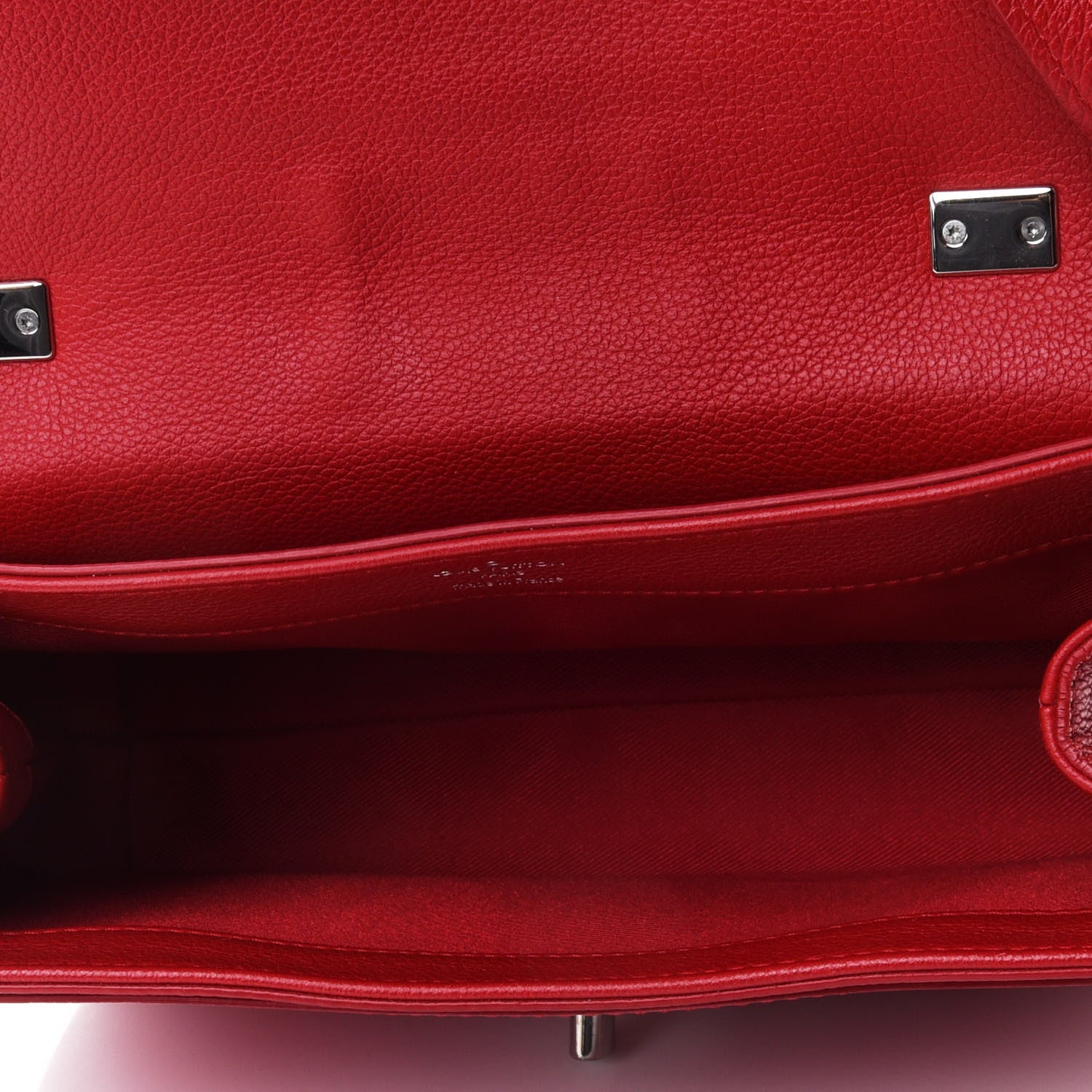Louis Vuitton Calfskin Lockme II Chain Bag BB Rubis 4 of 4