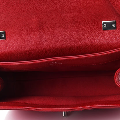 Louis Vuitton Calfskin Lockme II Chain Bag BB Rubis 4 of 4