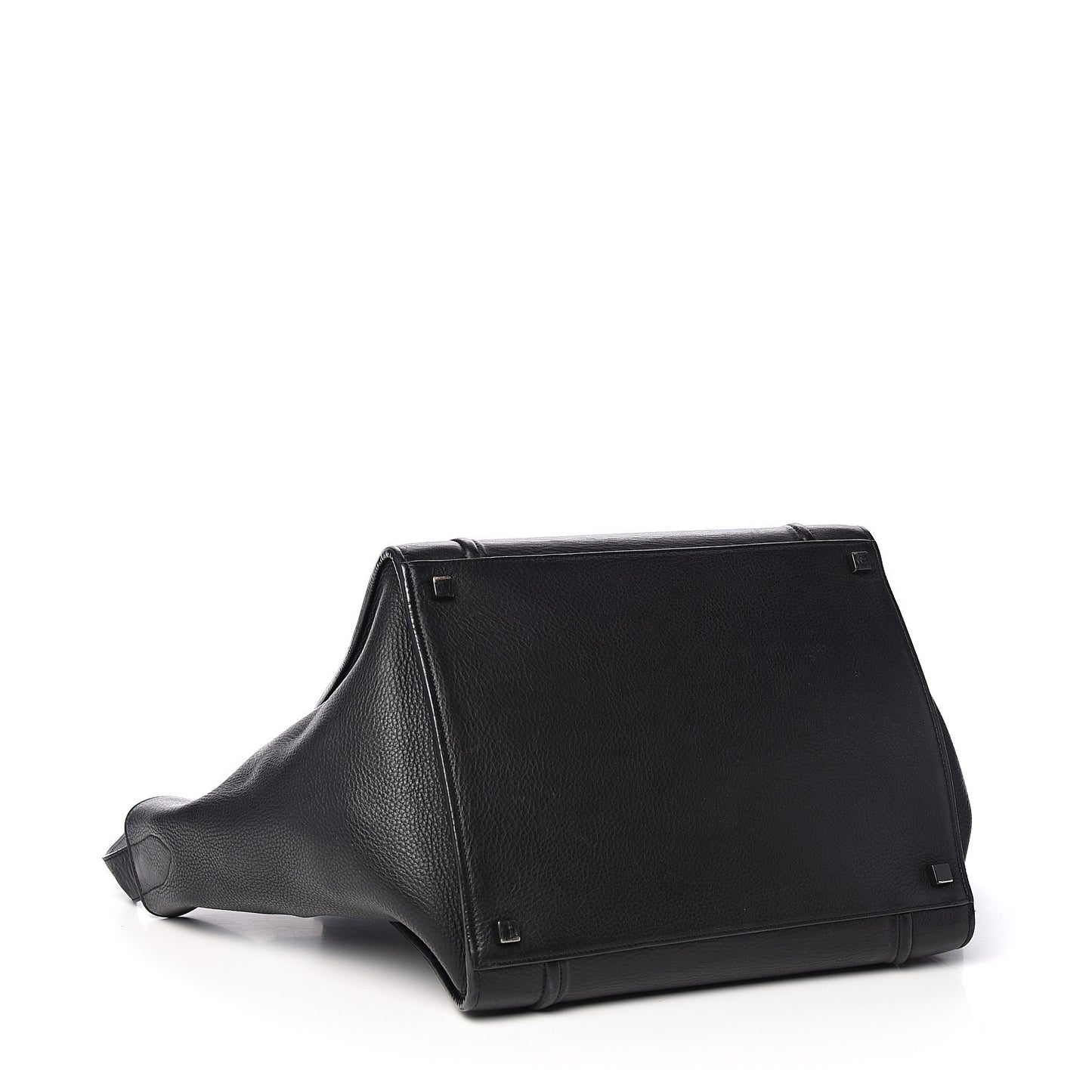 Supple Calfskin Medium Phantom Luggage Black