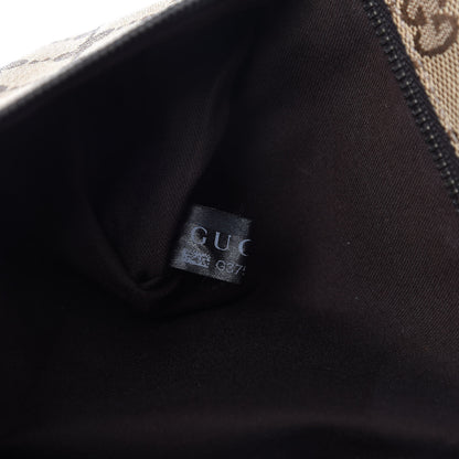 Gucci GG Monogram Double Pocket Belt Bag Dark Brown 10 of 11