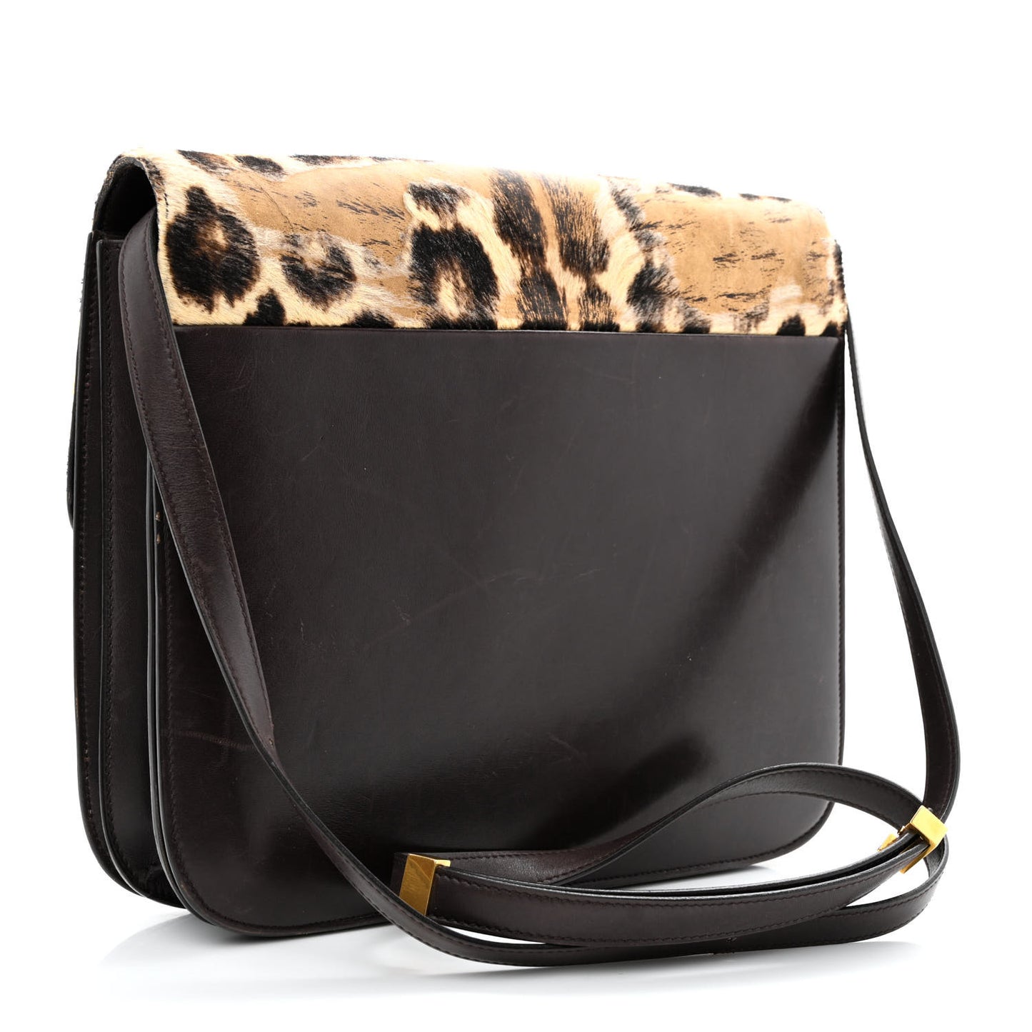 Smooth Calfskin Large Classic Box Flap Bag Black