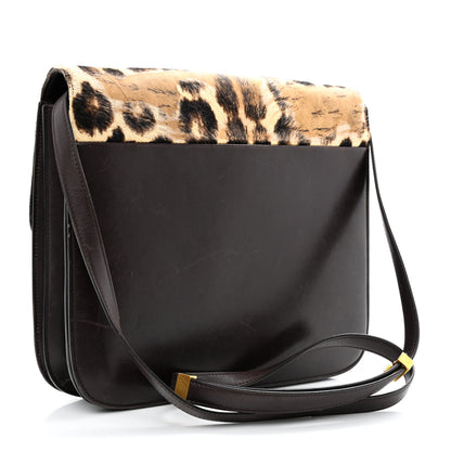 Celine Smooth Calfskin Large Classic Box Flap Bag Black 3 of 17