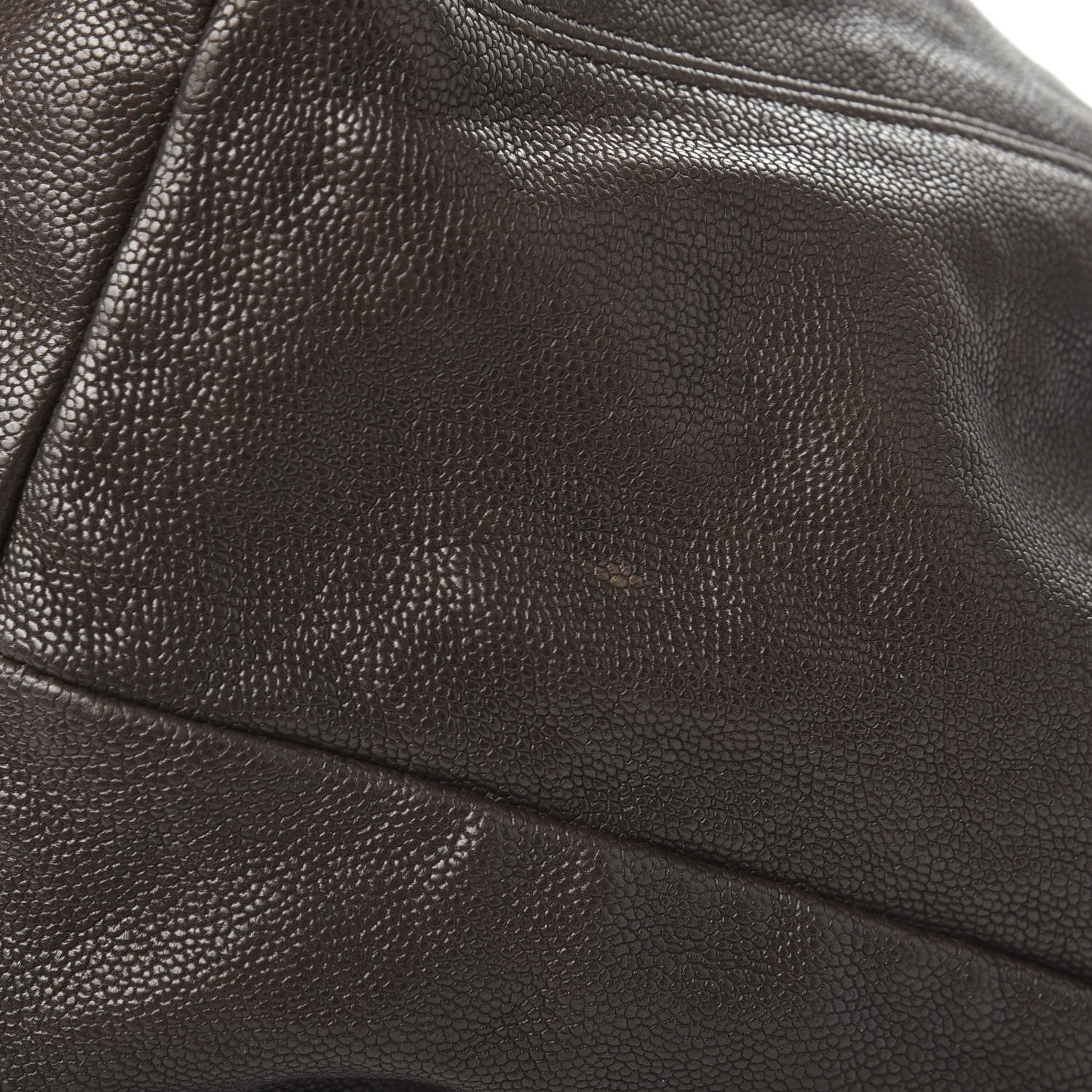 Chanel Distressed Caviar XL Coco Cabas Brown 10 of 11