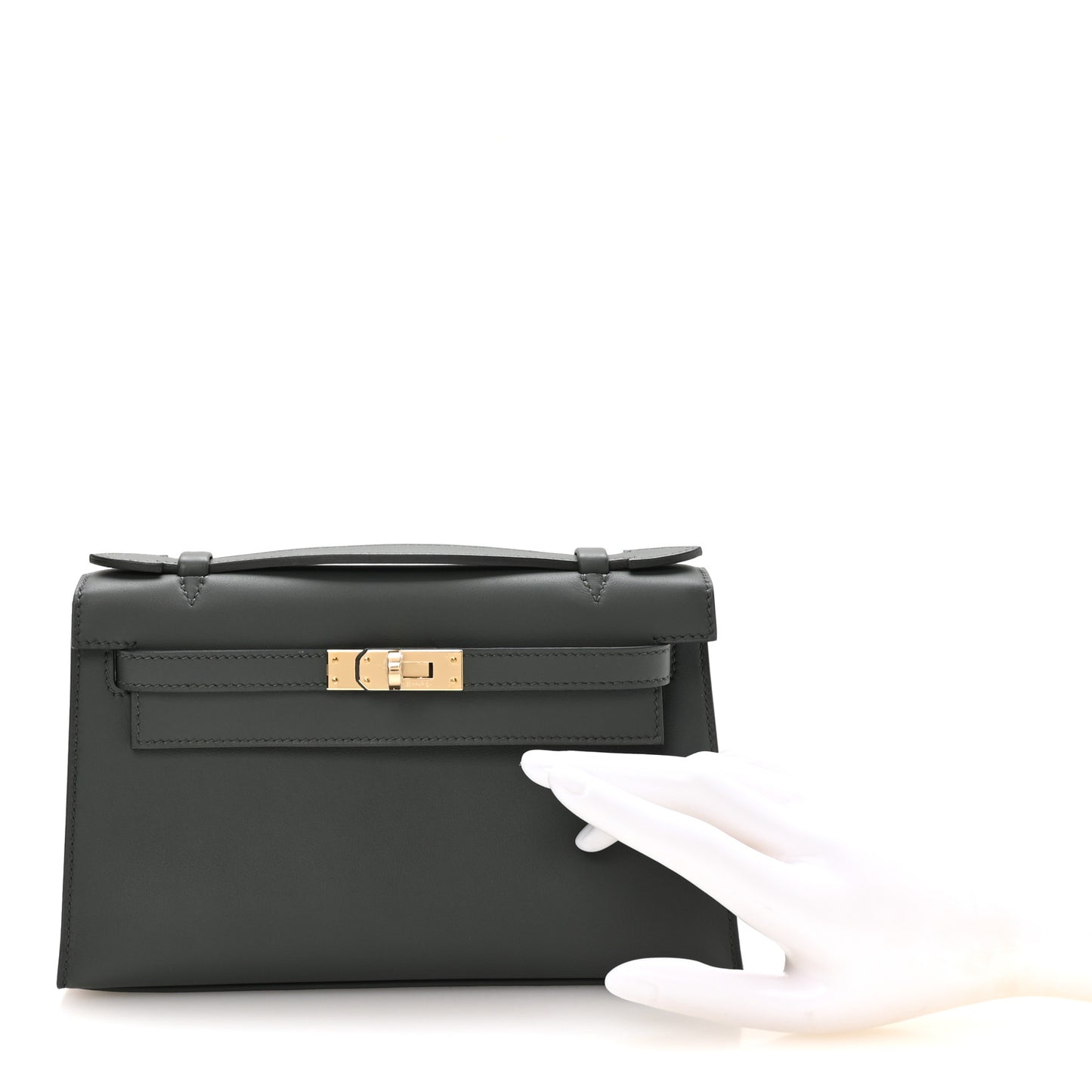Swift Kelly Pochette Clutch Vert Mangrove