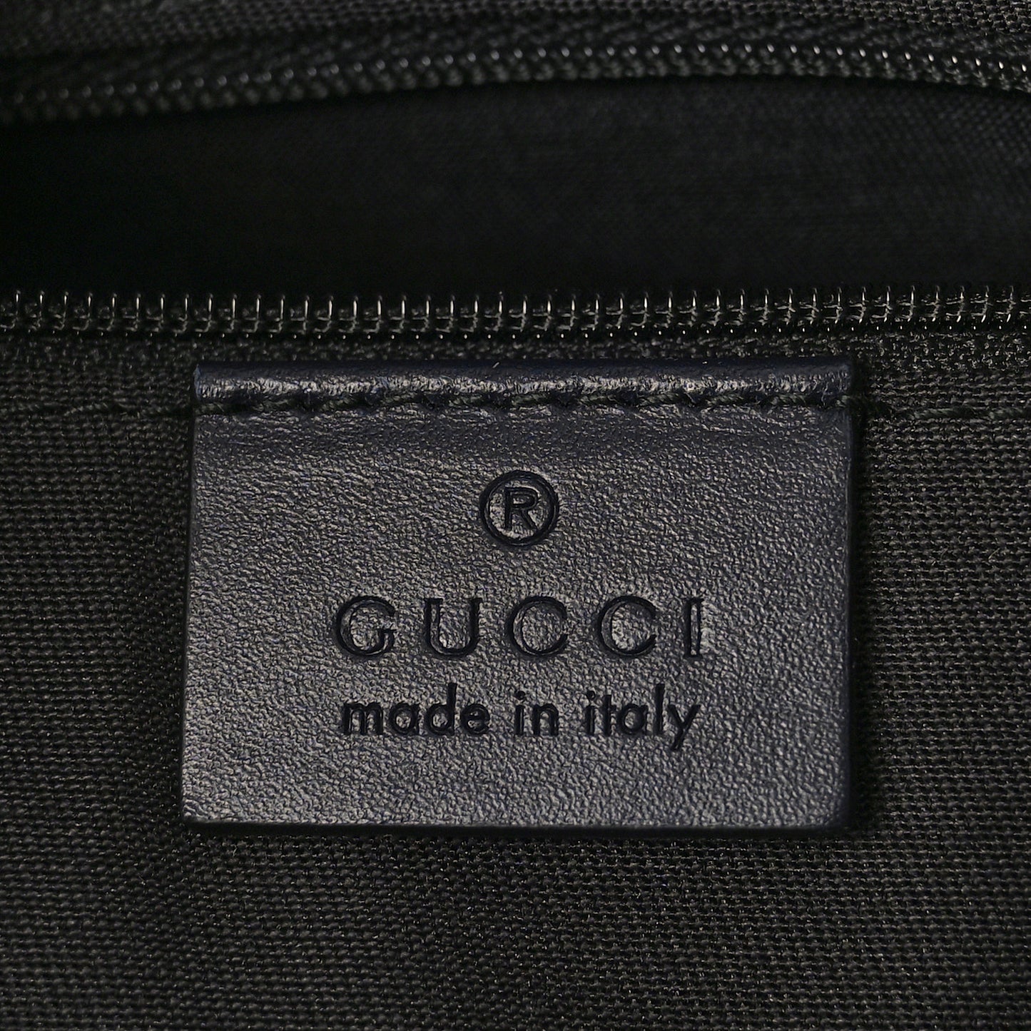 GG Supreme Monogram Web Flat Messenger Bag Navy