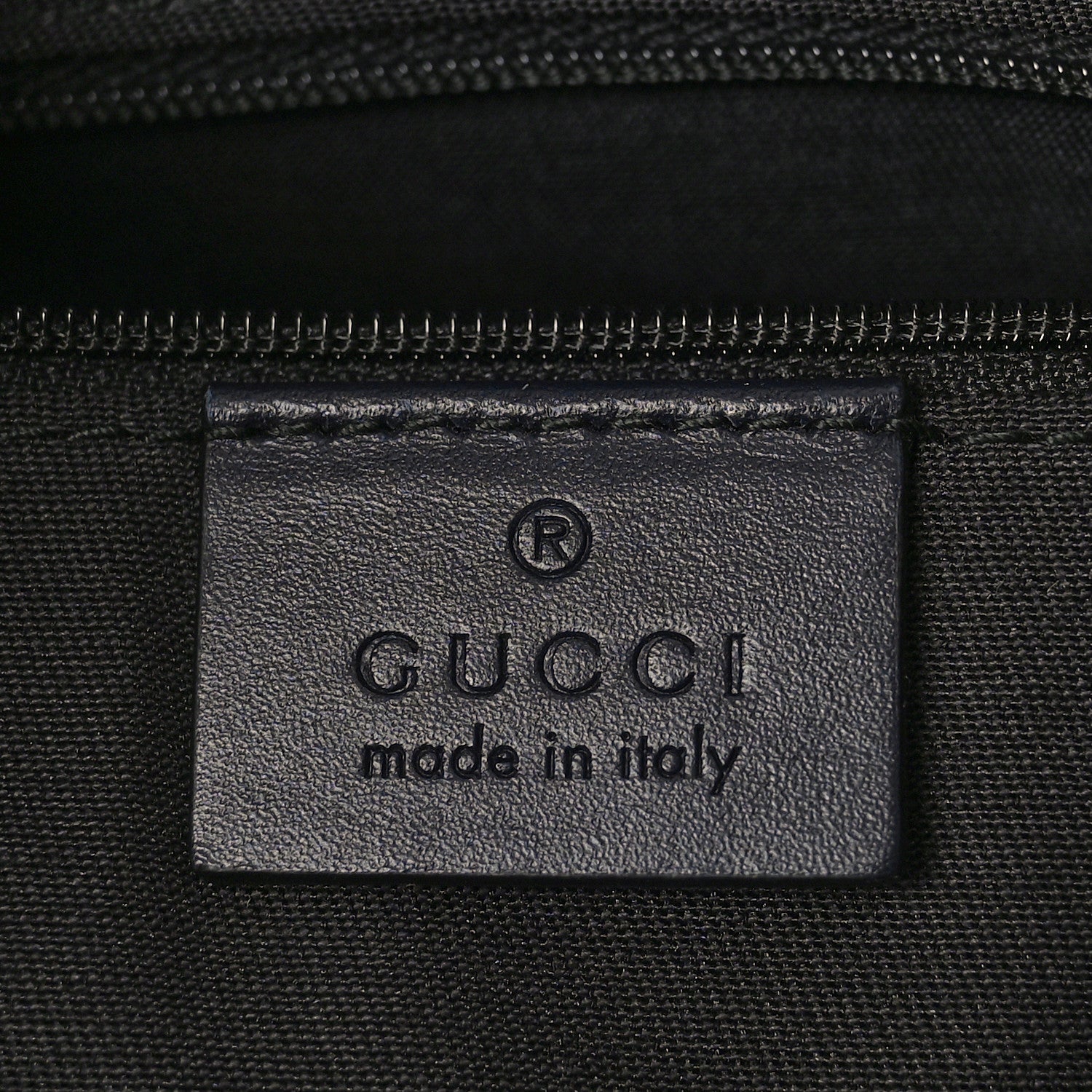 Gucci GG Supreme Monogram Web Flat Messenger Bag Navy 6 of 9