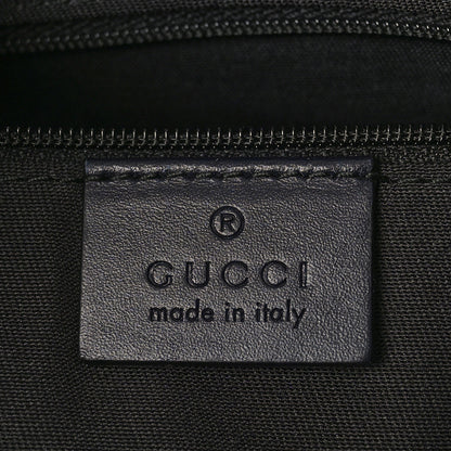 Gucci GG Supreme Monogram Web Flat Messenger Bag Navy 6 of 9