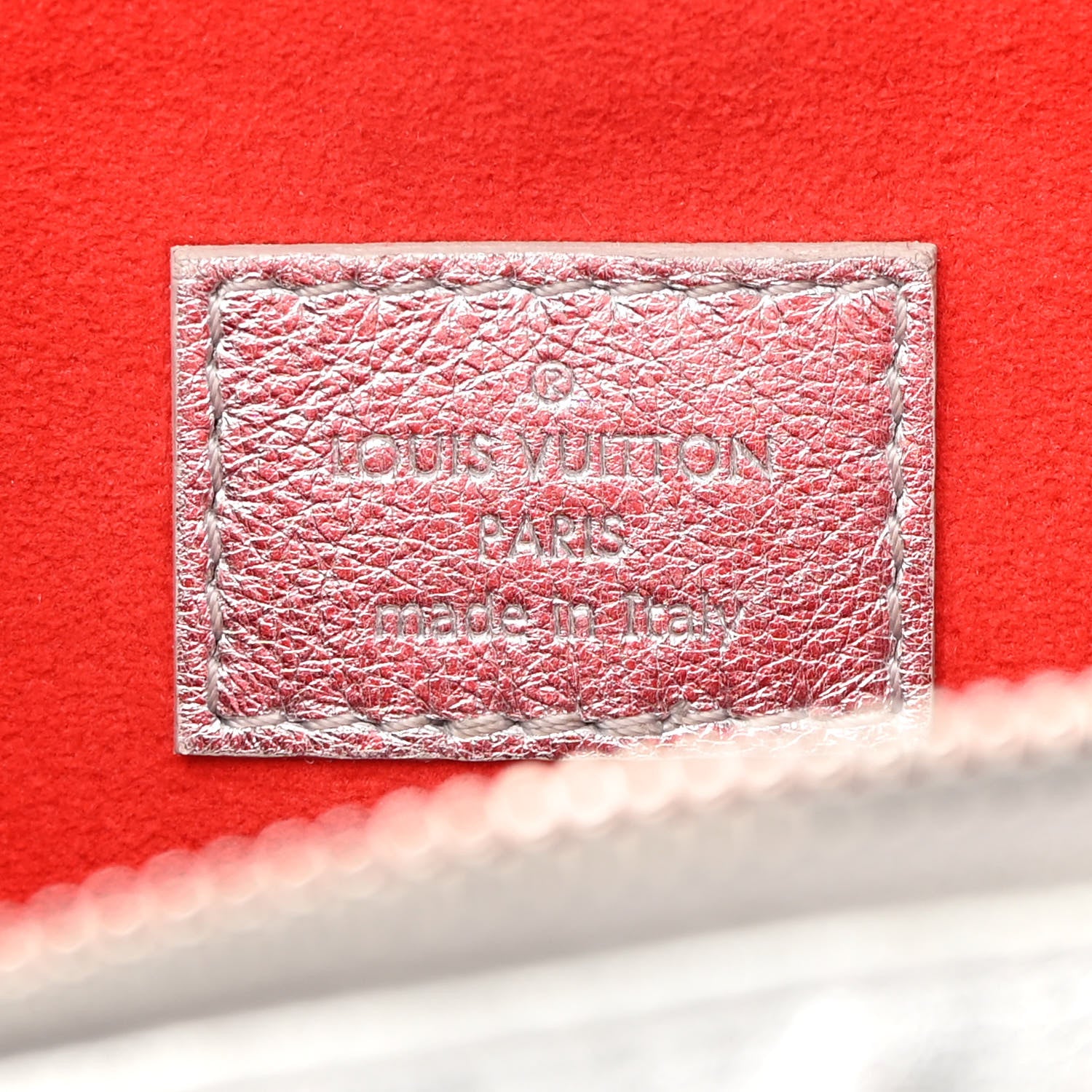 Louis Vuitton Metallic Lambskin Embossed Monogram Coussin PM Silver 6 of 8