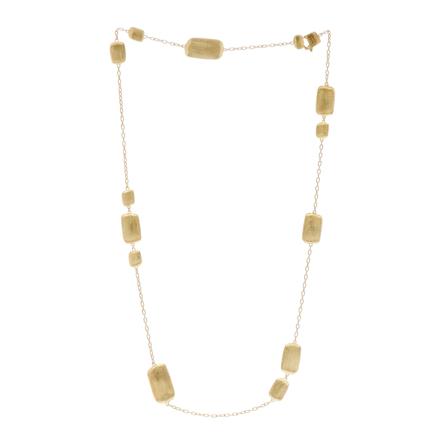 18K Yellow Gold Murano Station Necklace