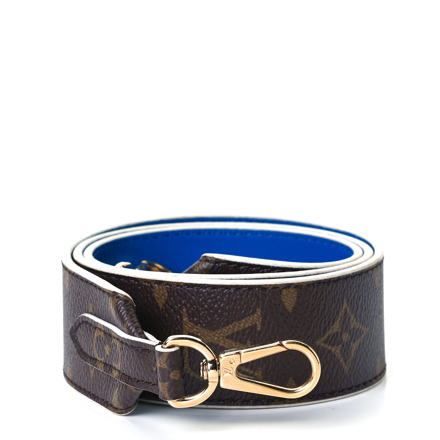 Louis Vuitton Monogram Bandouliere Shoulder Strap Blue 1 of 3
