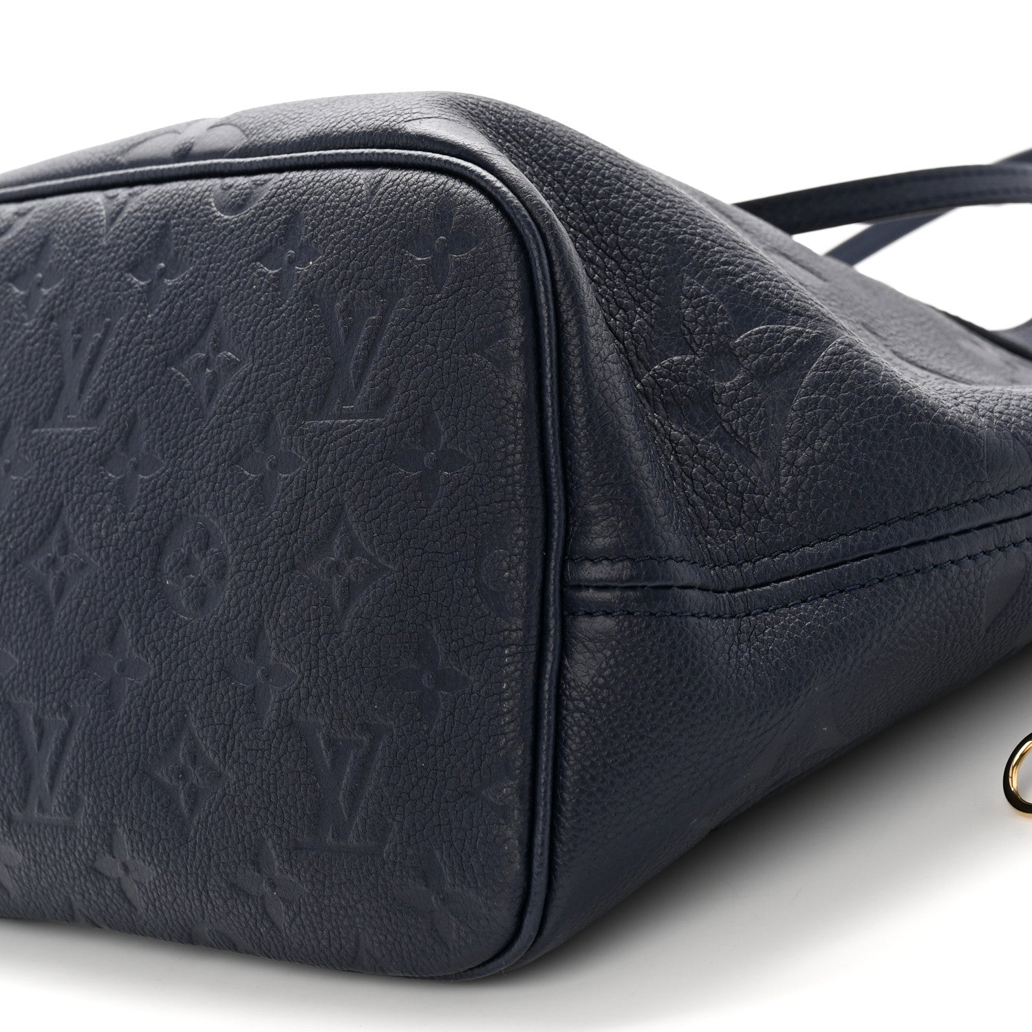 Louis Vuitton Empreinte Monogram Giant Neverfull MM Navy 9 of 9