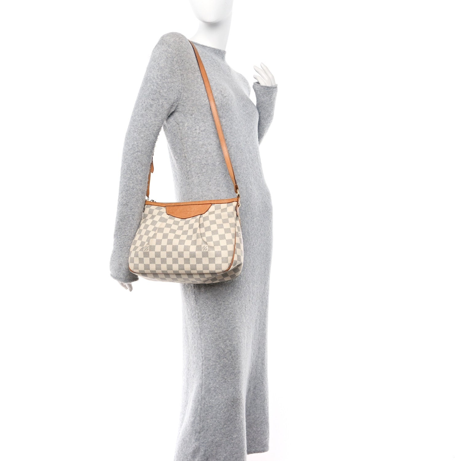 Louis Vuitton Damier Azur Siracusa PM 2 of 9