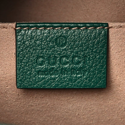 Gucci Wonka Grain Calfskin Small Diana Tote Bag Green Yellow Fluo 6 of 10